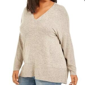 Style & Co Drop-Sleeve Marled Tunic